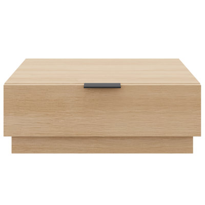 Table de chevet beige Satori, ensemble de 2