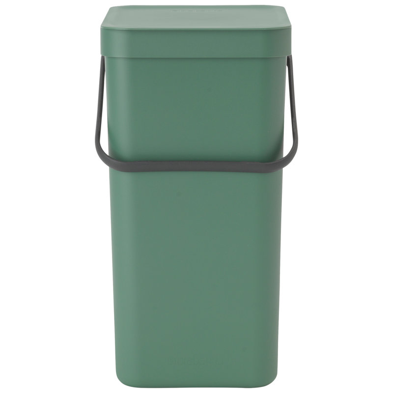 Brabantia Sort & Go 40 Litre Rubbish Bin, Soft Beige, 16 L
