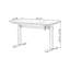 Bureau rectangulaire brun en bois massif-1445373320