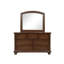 Commode Meade (sans miroir), cerisier foncé