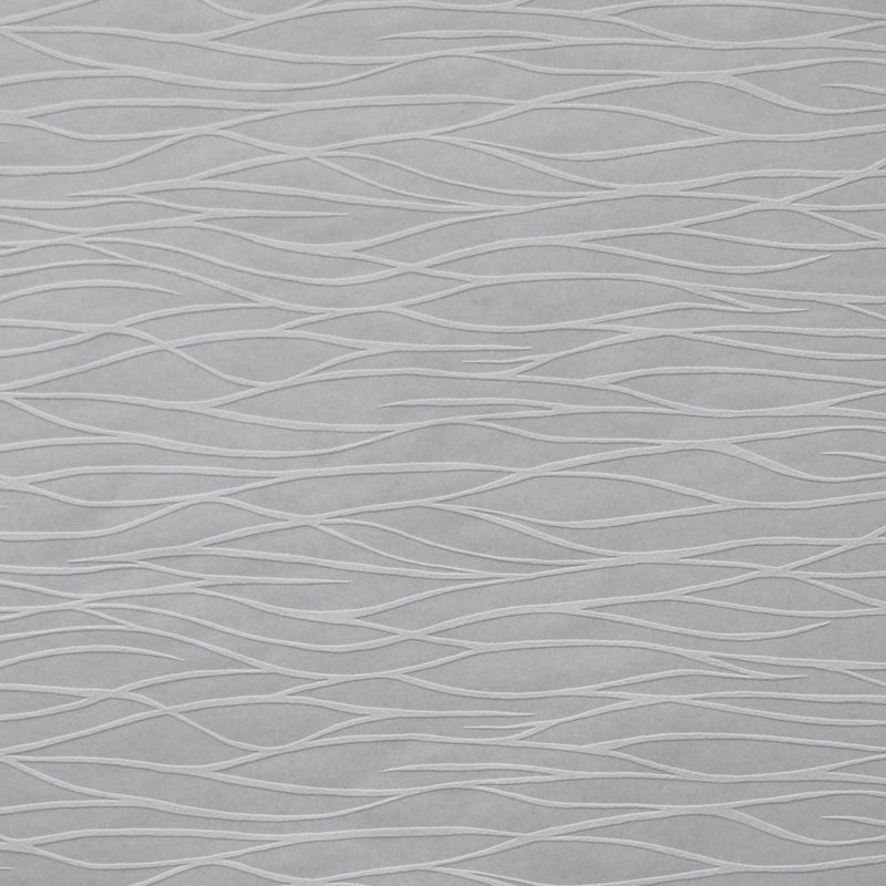 Rouleau de papier peint abstrait 33 pi x 21 po à ondes organiques paintable