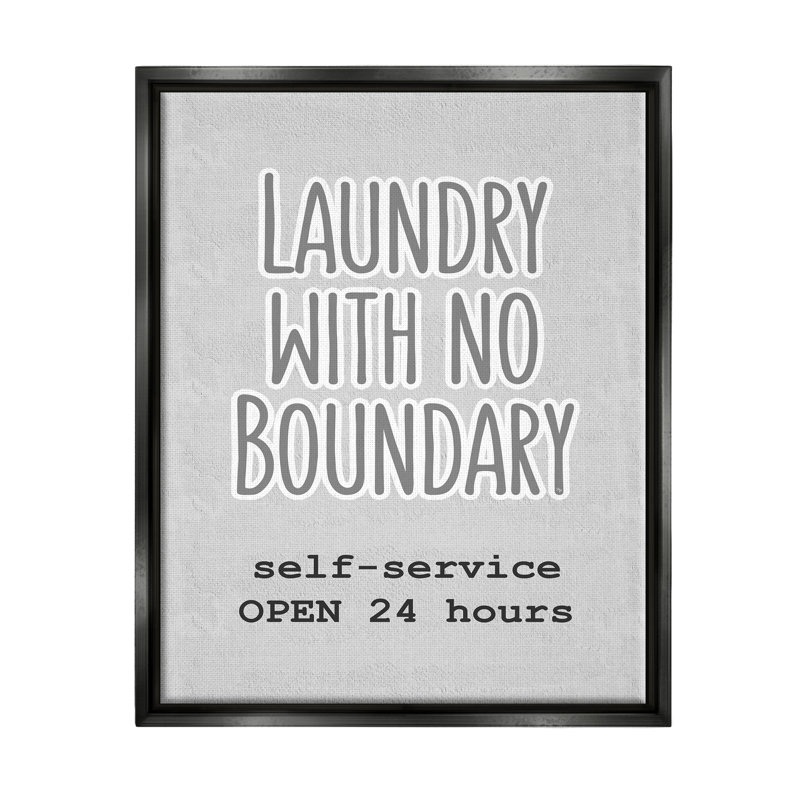 «Zoela Laundry» par Martina Pavlova, Cadre flottant noir de jais, H 21 po x l 17 po x P 1,7 po