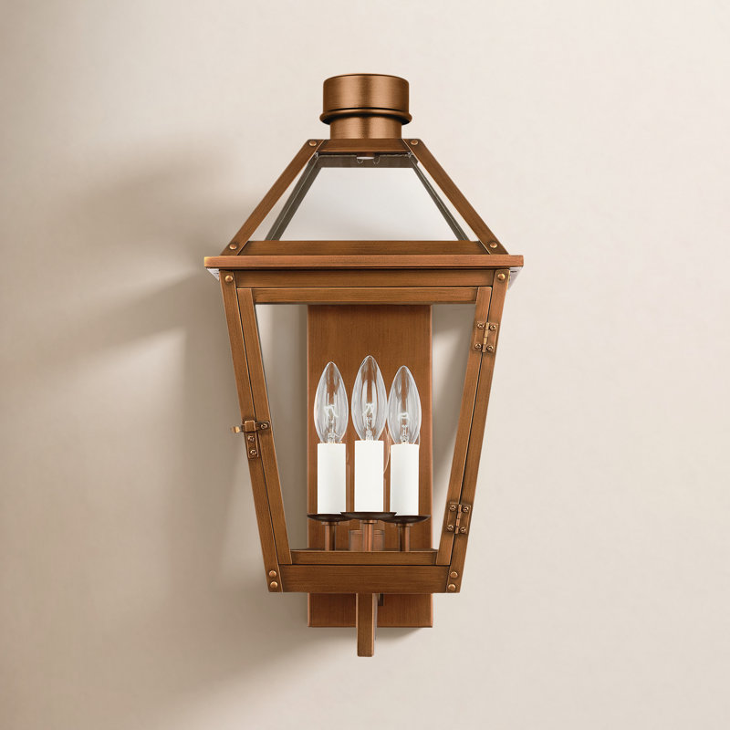 Winnetka 20.25" H Wall Light, Natural Copper