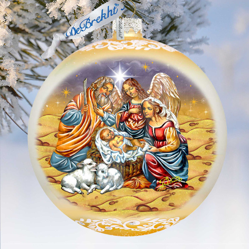 5.5'' Glass Ball Ornament