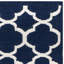 Tapis géométrique tissé à la main à motif banane en soie / laine / coton Rodgers-2047888868