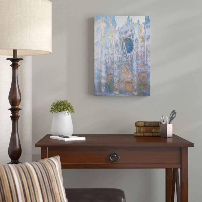 Rouen Cathedral by Claude Monet - Wrapped Canvas, 60cm H x 40cm W