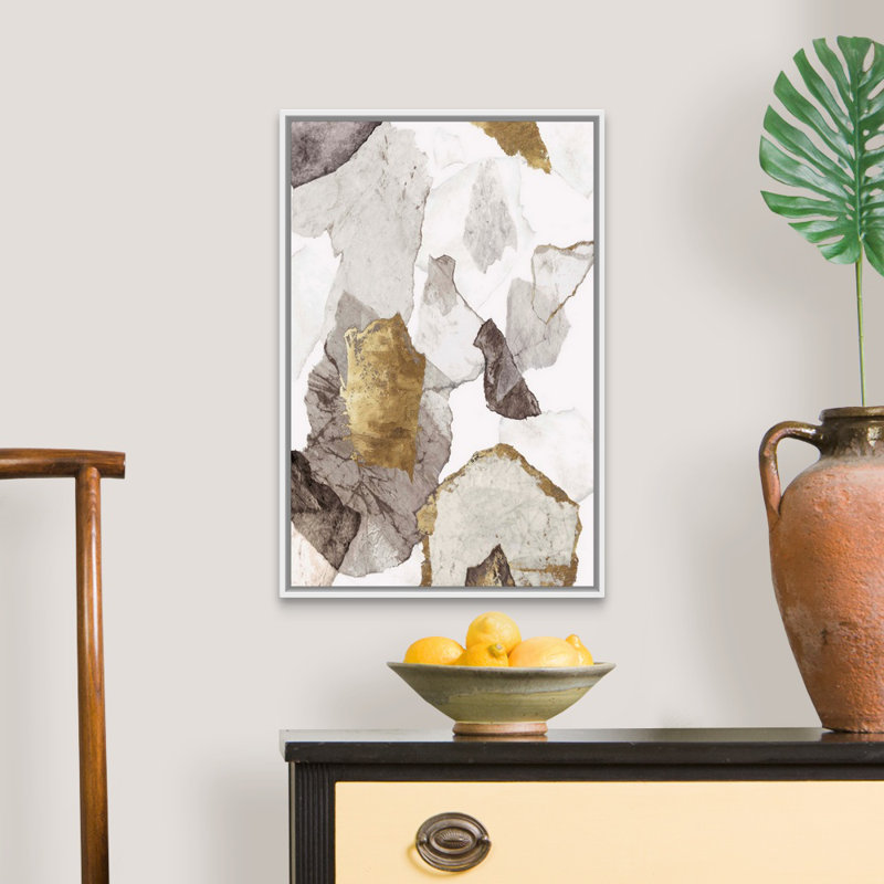 Amplifié III par PI Studio - reproduction d'art sur toile, Cadre blanc, H 26 po x l 18 po x P 1,75 po