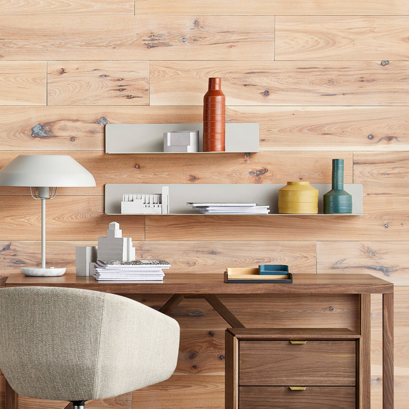 Welf Floating Shelf, Putty, 4.5" H x 40" W x 8.3" D