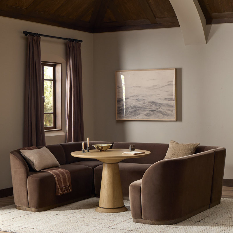 Dorset Banquette U Shape 130, 31.5" H x 102.5" W x 76" D
