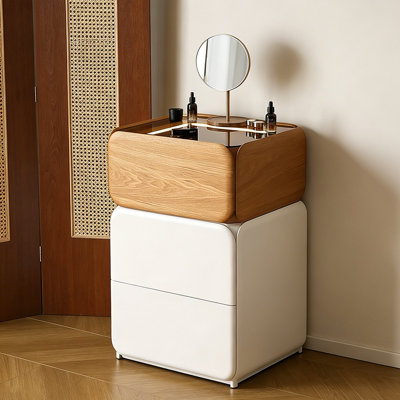 Petite table de chevet et coiffeuse 19,69 "de style médiéval
