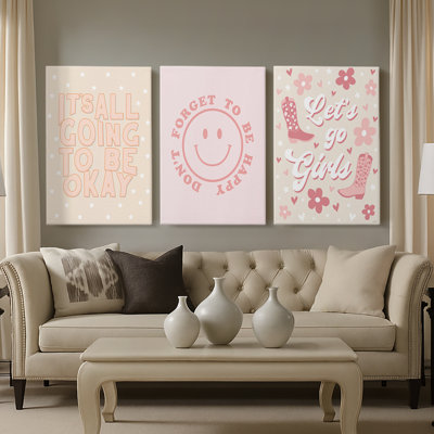 Going To Be Ok  -Custom Wrapped Gallery Canvas - 3 Pieces