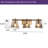 Elisabette 23.6" W 3-Light Dimmable Vanity Light