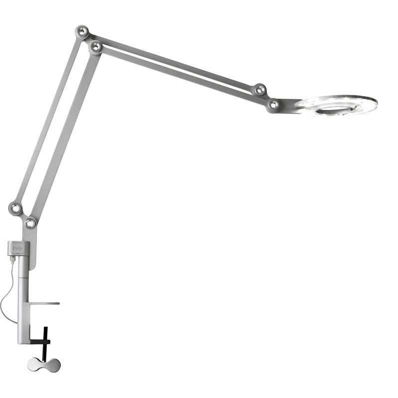 Link Clamp Desk Lamp, 33" H x 8.5" W x 3" D, Black