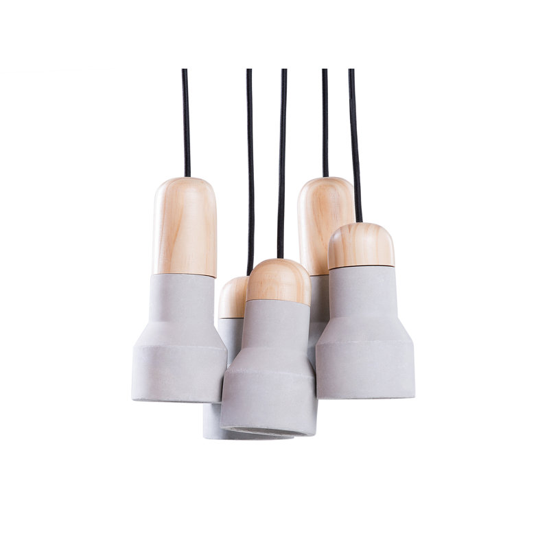 Apure 5 - Light Grey Cluster Pendant