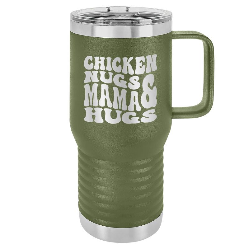 Tasse de voyage en acier inoxydable 20 oz.