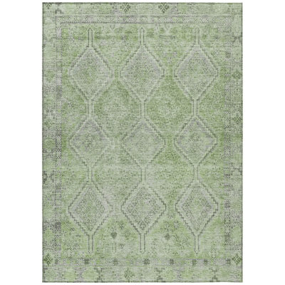 Machine Washable Indoor/Outdoor Chantille ACN2727 Diamonds Rug