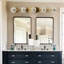 Meuble-lavabo de salle de bain à 5 ampoules à DEL avec abat-jour en acrylique et sable au fini cristal, or et champagne, conception moderne, convient au cadre de chambre à coucher à miroir, style décoratif simple, économie d'énergie