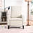 Beige Adult Reclining Chair, With Mobile Phone Holder And Cup Holder, Modern Chair For Living Bedroom Decor Recliner In Beige, Adjustable Armrest Position & Room-1801057678