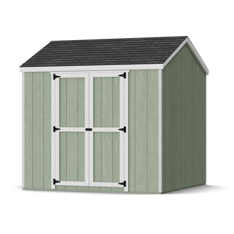 Value Gable Shed With Side Entry, Yes, 96.5'' H x 96'' W x 96'' D