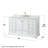 Deborah 60'' Single Bathroom Vanity with Marble Top-40065227-61126740