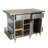 Zepeda Solid Wood Top Kitchen Island