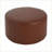 Ottoman Modern 30x30x16 Walnut Brown Faux Leather Living Room Footrest | Faux Leather | Brown-123499539