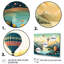 High In The Skies Hot Air Ballon - Art mural sur toile transport-727382348-727382347