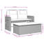 Banc de patio inclinable avec coussins vidaXL-99049278
