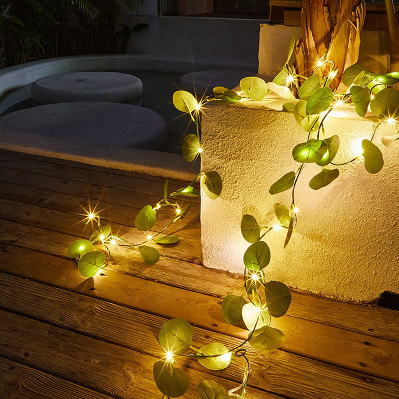 pumpkin lantern Twinkling Tree Light  Garland With Warm White LED Artificial  With Lights For Bedroom Living Wedding Indoor Outdoor Home Battery Operated