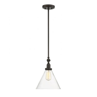 Catalina 1 - Light Single Cone Pendant in English Bronze