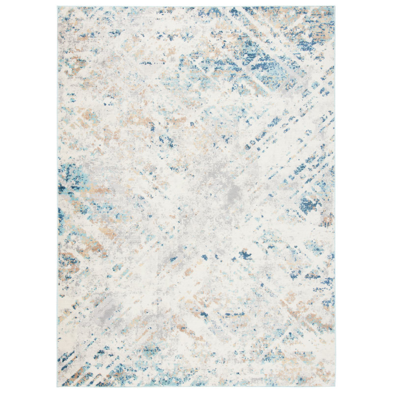 Hussain Performance Abstract Rug, Rectangle 5'3" x 7'7"