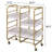 Serving Cart with 3 Adjustable Trays-2064104420