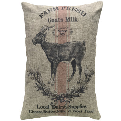 Linen Reversible Throw Pillow