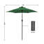 Parasol de marché lumineux 7,5 pi Atanase-2051477506-2051477505