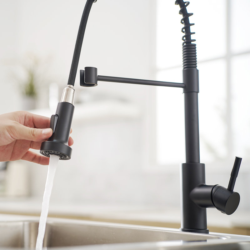 GAWEZA Kitchen Faucet, Black