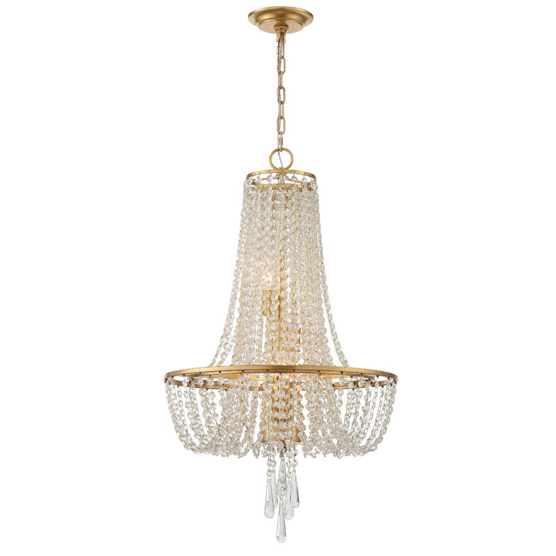 Labrecque 4 - Light Dimmable Drum Chandelier