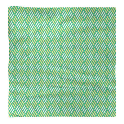 Serviette en coton à carreaux à rayures