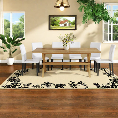 Modern Dining Table Sets(Must include both Table and Chair), MDF Metal Home