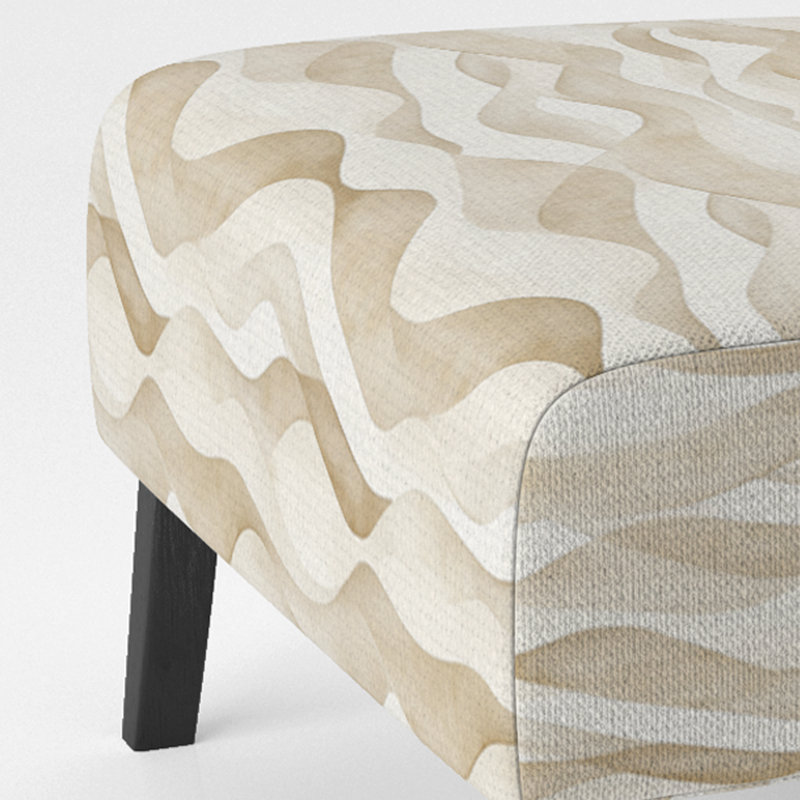 Fauteuil de chambre Modern Modern - Beige, Pantoufle sans accoudoirs