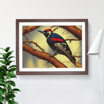 Boundless Woodpecker Bird - Single Picture Frame Painting
