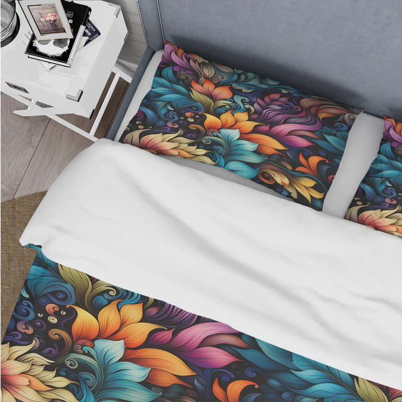 Ensemble de housse de couette Exotic Tapestries Boho, Housse de couette simple + 1 taie décorative stan