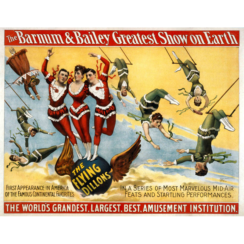 Adhésif décoratif Kates Barnum and Bailey, H 18,5 po x l 24 po