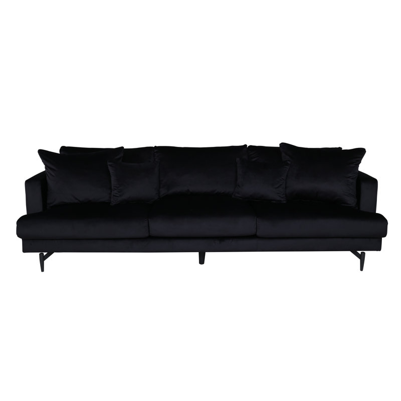 Sofia 3 Seater Sofa, Black