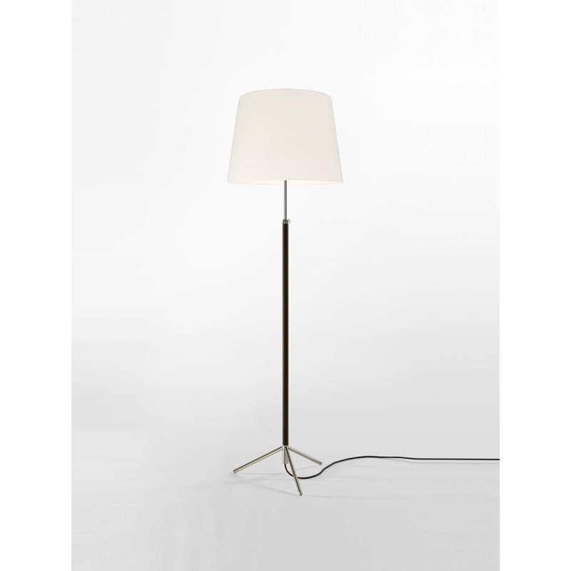47.2" Traditional Floor Lamp, Chrome