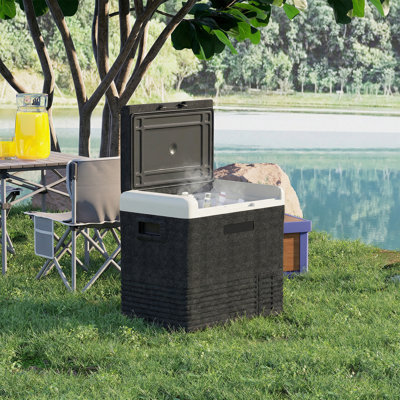 12 Volt Car Refrigerator, 53QT Car Fridge Electric Cooler