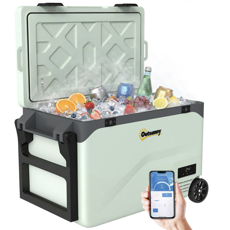 Outsunny Mini Fridge