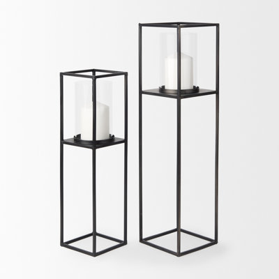 Devi 23.03'' H Metal Floor Candlestick