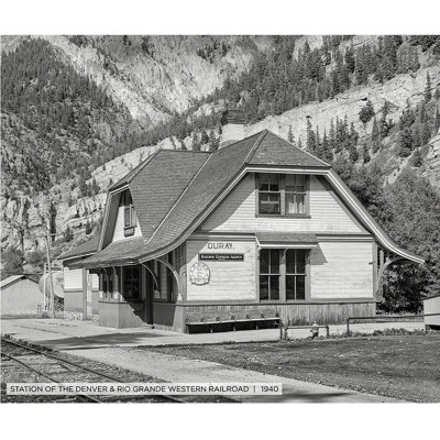 " Station Of The Denver And Rio Grande Western Railroad "
