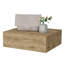 Table de chevet flottante avec tiroir pour le bois de la chambre à coucher-876202239