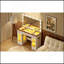 Meuble-lavabo de 43,3 po avec grand miroir et ampoules Hollywood